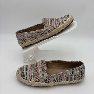 AEROSOLES Colorful Striped Espadrilles